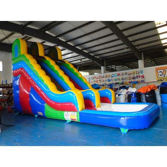 Inflatable Colourful Water Slide