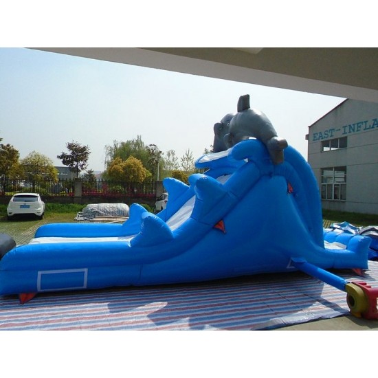 Inflatable Dolphin Slide