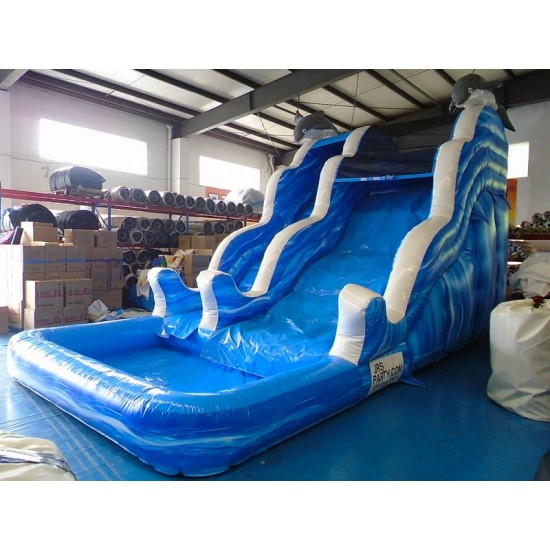 Inflatable Dolphin Water Slide