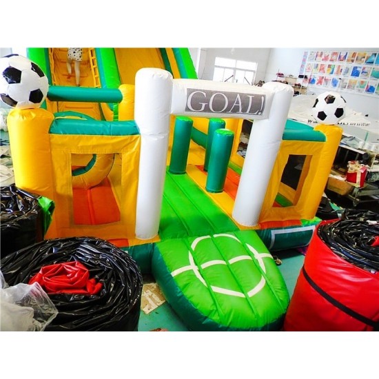 Inflatable Mutliplay Football Slide