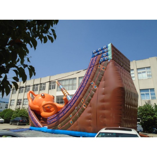 Inflatable Kraken Slide